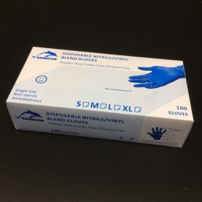 Disposable Vinyl/Nitrile Blended Gloves